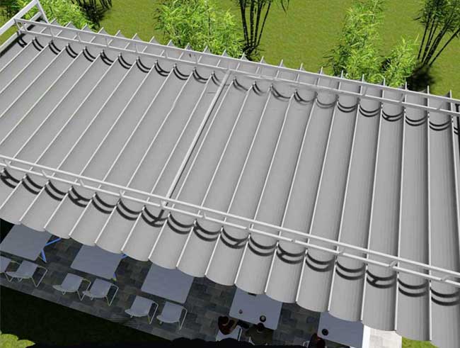Mái xếp lượn sóng 13